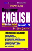 Preston Lee's Beginner English With Workbook Section Lesson 1 - 20 For Thai Speakers