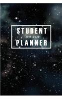 Student Planner 2019-2020: Galaxy Cover Academic Year Planner and Daily Organizer Weekly & Monthly August 2019 - July 2020 Organizer Calendar and Agendas for College, Universi(2 Academic Year 2019-2020, Daily Planner for Students College, University and High School)