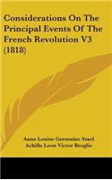 Considerations On The Principal Events Of The French Revolution V3 (1818)