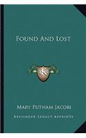 Found And Lost: (English)