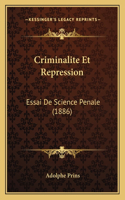 Criminalite Et Repression