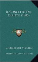 Il Concetto del Diritto (1906)