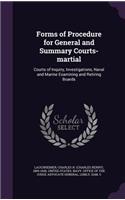 Forms of Procedure for General and Summary Courts-martial