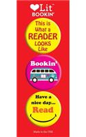 Bookin' 3 Badge Set: (LoveLit Button Assortment)
