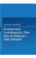 Developmental Psycholinguistics