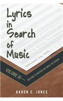 Lyrics in Search of Music