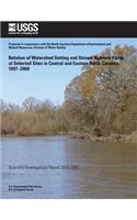 Relation of Watershed Setting and Stream Nutrient Yields at Selected Sites in Central and Eastern North Carolina, 1997?2008