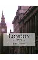 London, England Coloring Book