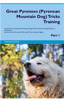 Great Pyrenees (Pyrenean Mountain Dog) Tricks Training Great Pyrenees (Pyrenean Mountain Dog) Tricks & Games Training Tracker & Workbook. Includes: Great Pyrenees Multi-Level Tricks, Games & Agility. Part 1