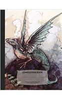 Dragon Fantasy Composition Notebook: Wide Ruled