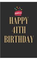 happy 41th birthday wishes