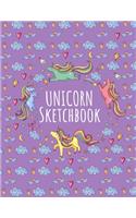 Cute Unicorn Kawaii Sketchbook