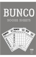 Bunco score sheets: 150 pages large number of pages, to enjoy more of your favorite dice game, the ideal gift for bunco players, bunco dice game, bunco score cards, bun
