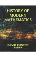History of Modern Mathematics
