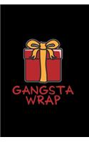 Gangsta wrap: 6x9 Christmas - dotgrid - dot grid paper - notebook - notes