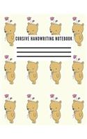 Cursive Handwriting Notebook