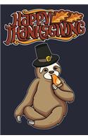 Happy Thanksgiving Sloth Pumpkin Pie