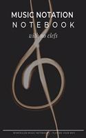 MUSIC NOTATION NOTEBOOK with no chefs