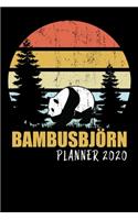 Bambusbjörn Planner 2020