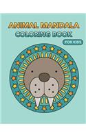 Animal Mandala Coloring Book for Kids