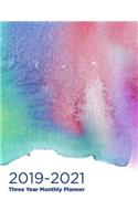 2019-2021 Three Year Monthly Planner Schedule Organizer