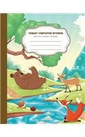 Primary Composition Notebook: Kindergarten Handwriting K-2 Journal Writing Notebook Writing Practice for Kids Early Childhood Education School Teacher Supplies 8.5x11 Inches 110 (4 Back to School Supplies)