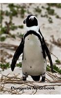 Penguin Notebook: Useful Notebook 6 X 9 100 Pages Ruled with Margin
