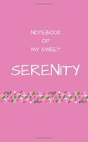 Notebook of my sweet Serenity
