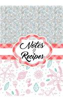 Blank Cookbook Notes & Recipes: Blank Recipe Book to Write in Cooking Notebook Favorite Journal and Organizer