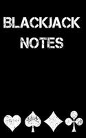 Blackjack Notes: Blackjack Notebook with Basic Strategy Card (Lined Notebook)