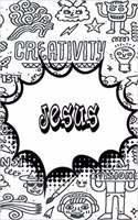 Jesus: Personalized Doodle Isometric Dot Paper Notebook Featuring 120 Pages 6x9