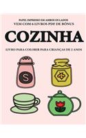 Livro para colorir para crianças de 2 anos (Cozinha)
