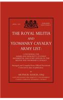 Royal Militia and Yeomanry Cavalry Army List