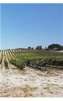 Notebook Vinyard of Grapes Looking Across the Fields