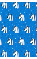 Journal Notebook Sketchy Unicorns Pattern 2: 110 Page Plain Blank Journal For Drawing, Writing, Doodling In Portable 6 x 9 Size.(42 Wordworthy Series Unlined)