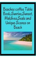 Beaches Coffee Table Book: Sunrise, Sunset, Maldives, Seals and Unique Scenes on Beach