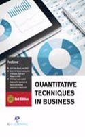 Quantitative Techniques In Business (2Nd Edition) (Book With Dvd)