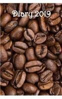 Diary: Coffee Beans - Bespoke, personalised desk diary. Contact us if you would like your own image or text on a book