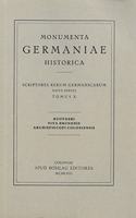 Ruotgers Lebensbeschreibung Des Erzbischofs Bruno Von Koln