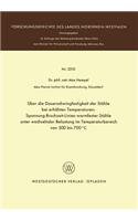 Über Die Dauerschwingfestigkeit Der Stähle Bei Erhöhten Temperaturen: Spannung-Bruchzeit-Linien Warmfester Stähle Unter Wechselnder Belastung Im Temperaturbereich Von 500 Bis 700°c