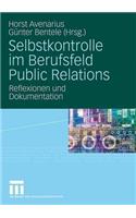 Selbstkontrolle Im Berufsfeld Public Relations