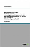 Welche gesellschaftlichen Veränderungen im Nachkriegsdeutschland sprechen für, welche gegen die Annahme, die BRD sei eine nivellierte Mittelstandsgesellschaft?