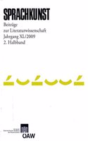 Sprachkunst. Bietrage Zur Literaturwissenschaft Jahrgang XL/2009 2. Halbband