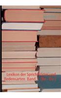 Lexikon der Sprichwörter und Redensarten Band 3 (Be - Da )