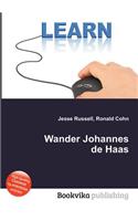 Wander Johannes de Haas: (English)