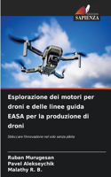 Esplorazione dei motori per droni e delle linee guida EASA per la produzione di droni