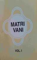 Matri Vani (3 vols.)