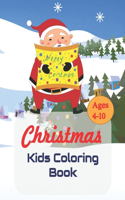 Christmas Coloring Book for kids ages 4-10