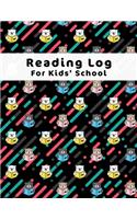 Reading Log For Kids' School
