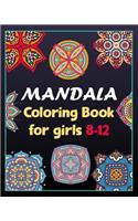 Mandala coloring book for girls 8-12